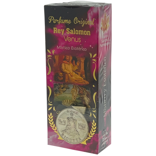 Box of Rey Salomon Venus perfume with decorative design and text.