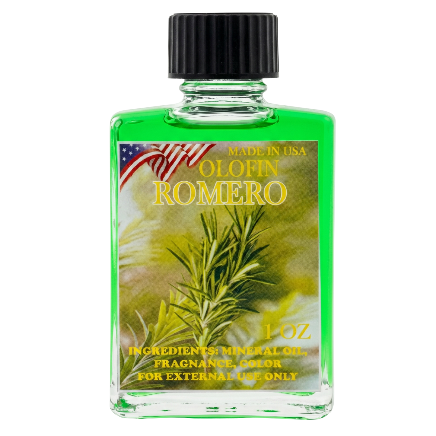 Romero Aceite Esoteric Fragrance Oil 1/2oz-1oz Square Bottle