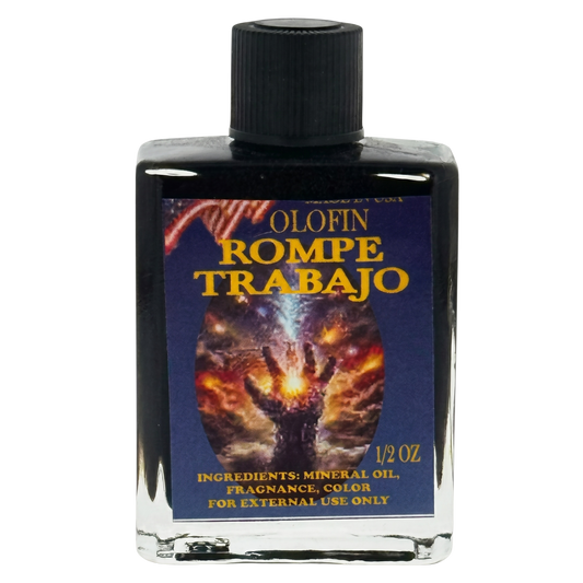 Rompe Trabajo Aceite Esoteric Fragrance Oil 1/2oz-1oz Square Bottle