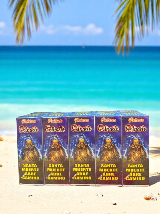 Extract Santa Muerte Opens the Way / Extracto Santa Muerte Abre Camino Pack of 10
