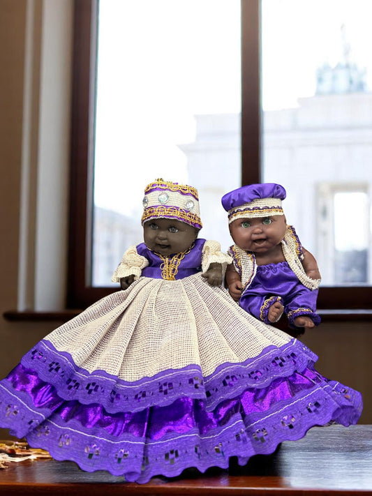Ibeyis Jimaguas de San Lazaro Niña y Niño / Ibeyis Jimaguas of San Lazaro Girl & Boy