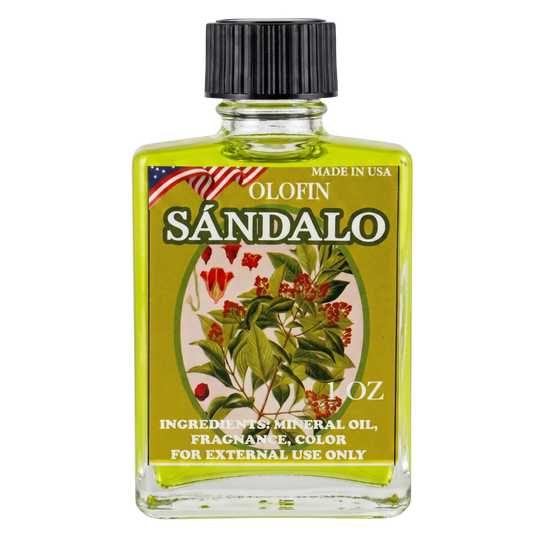 Sándalo Aceite Esoteric Fragrance Oil 1/2oz-1oz Square Bottle