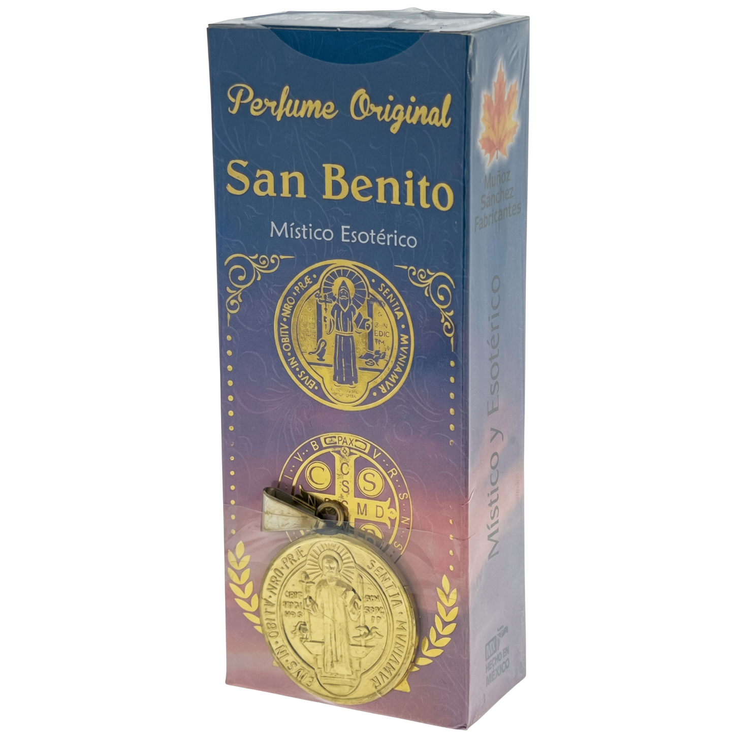 San Benito Esoteric Perfume with Collectible  Protective Amulet Medallion