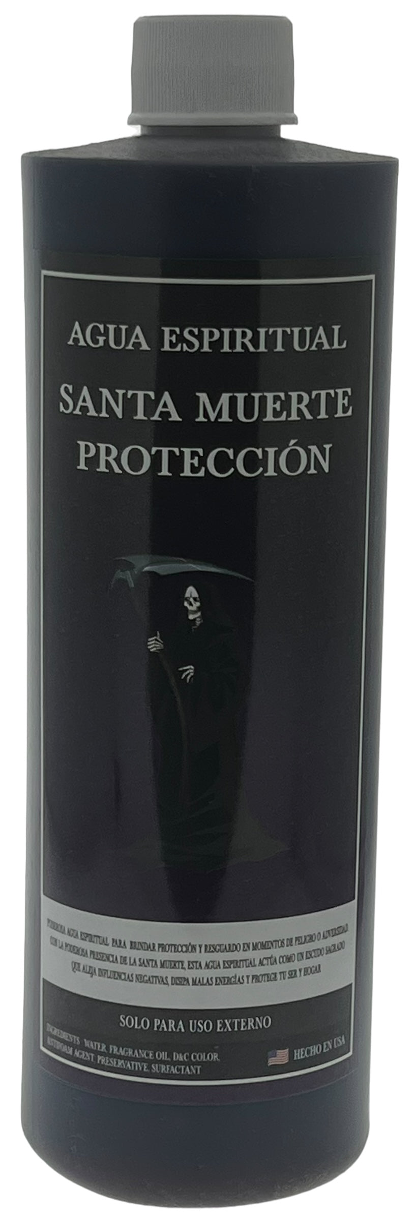 Santa Muerte Proteccion Agua 16oz