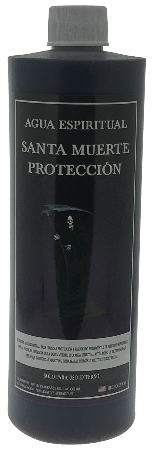 Santa Muerte Proteccion Agua 16oz