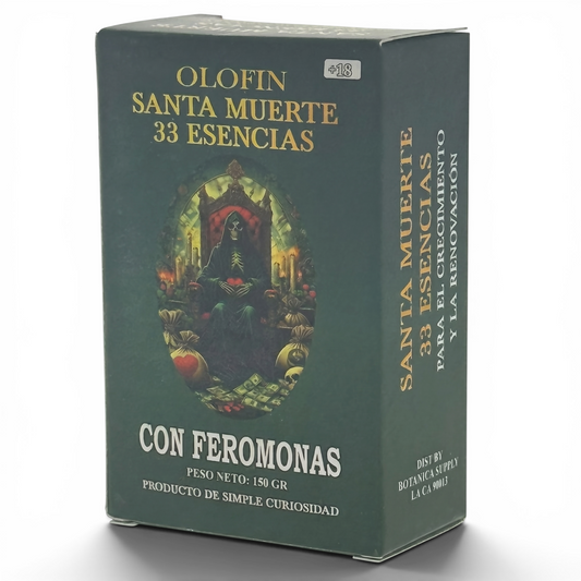 Santa Muerte 33 Esencias Perfumed Artisanal Soap 150G With Phermones Esoteric