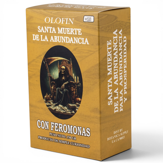 Santa Muerte De La Abundancia Perfumed Artisanal Soap 150G With Phermones Esoteric
