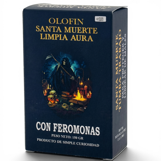 Santa Muerte Limpia Aura Perfumed Artisanal Soap 150G With Phermones Esoteric