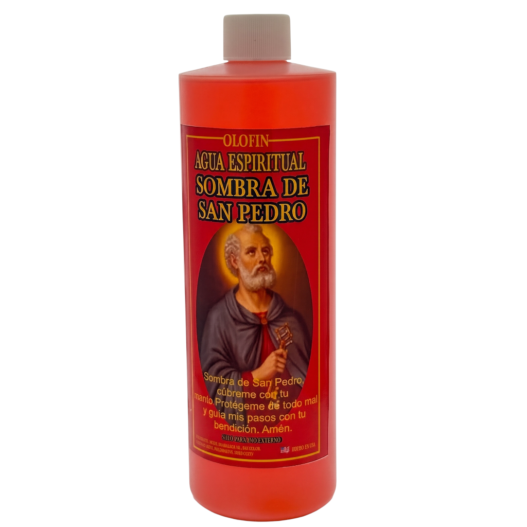 Sombra De San Pedro Cleansing Spiritual Water | Agua     Espiritual Esotérica 16oz