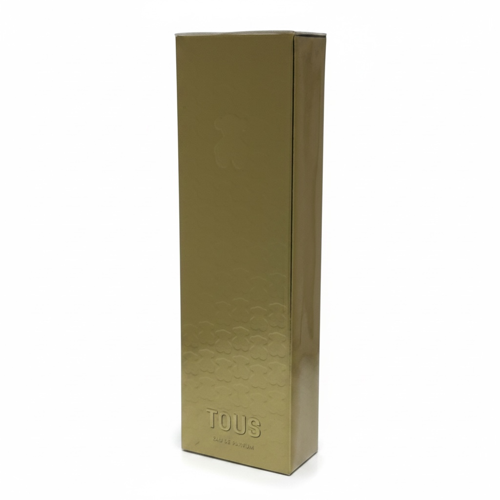 Tous perfume box on a white background