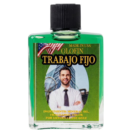 Trabajo Fijo Aceite Esoteric Fragrance Oil 1/2oz-1oz Square Bottle