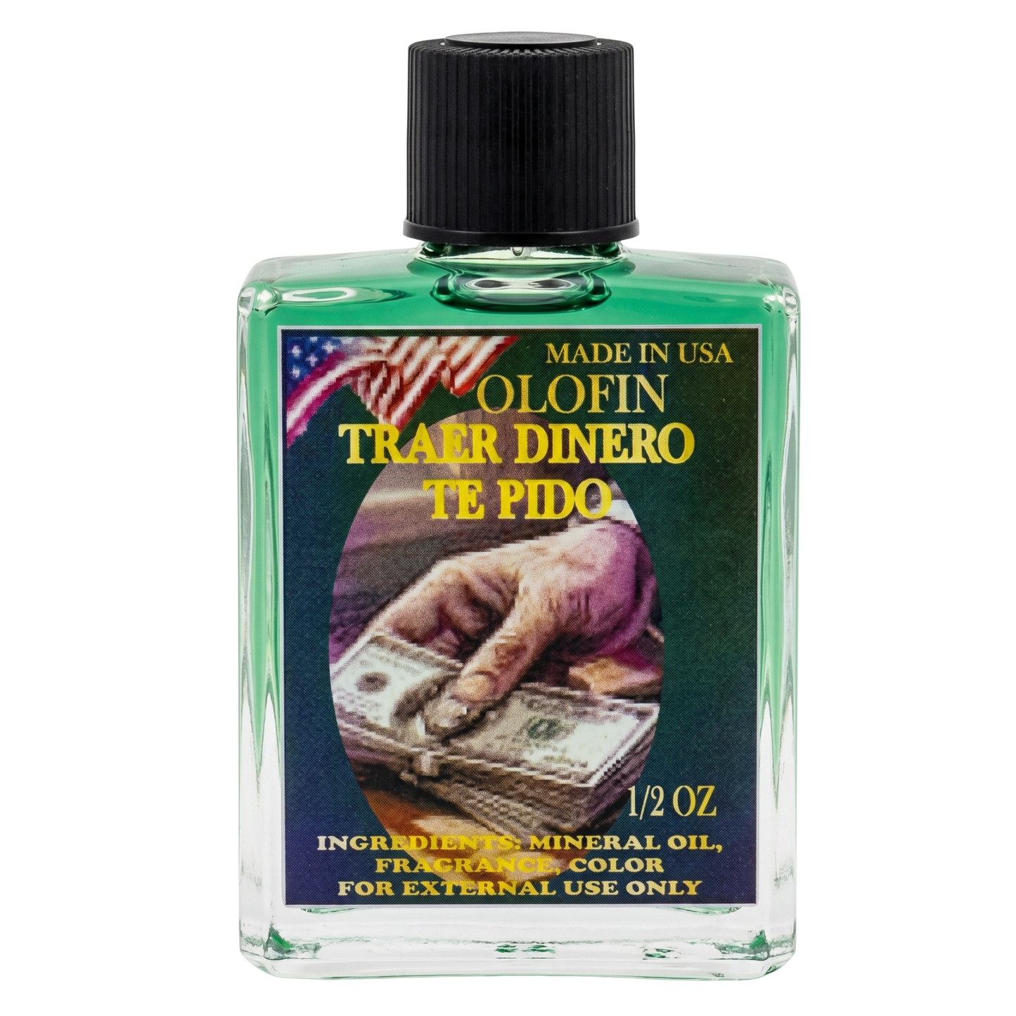 Traer Dinero Te Pido Aceite Esoteric Fragrance Oil 1/2oz-1oz Square Bottle
