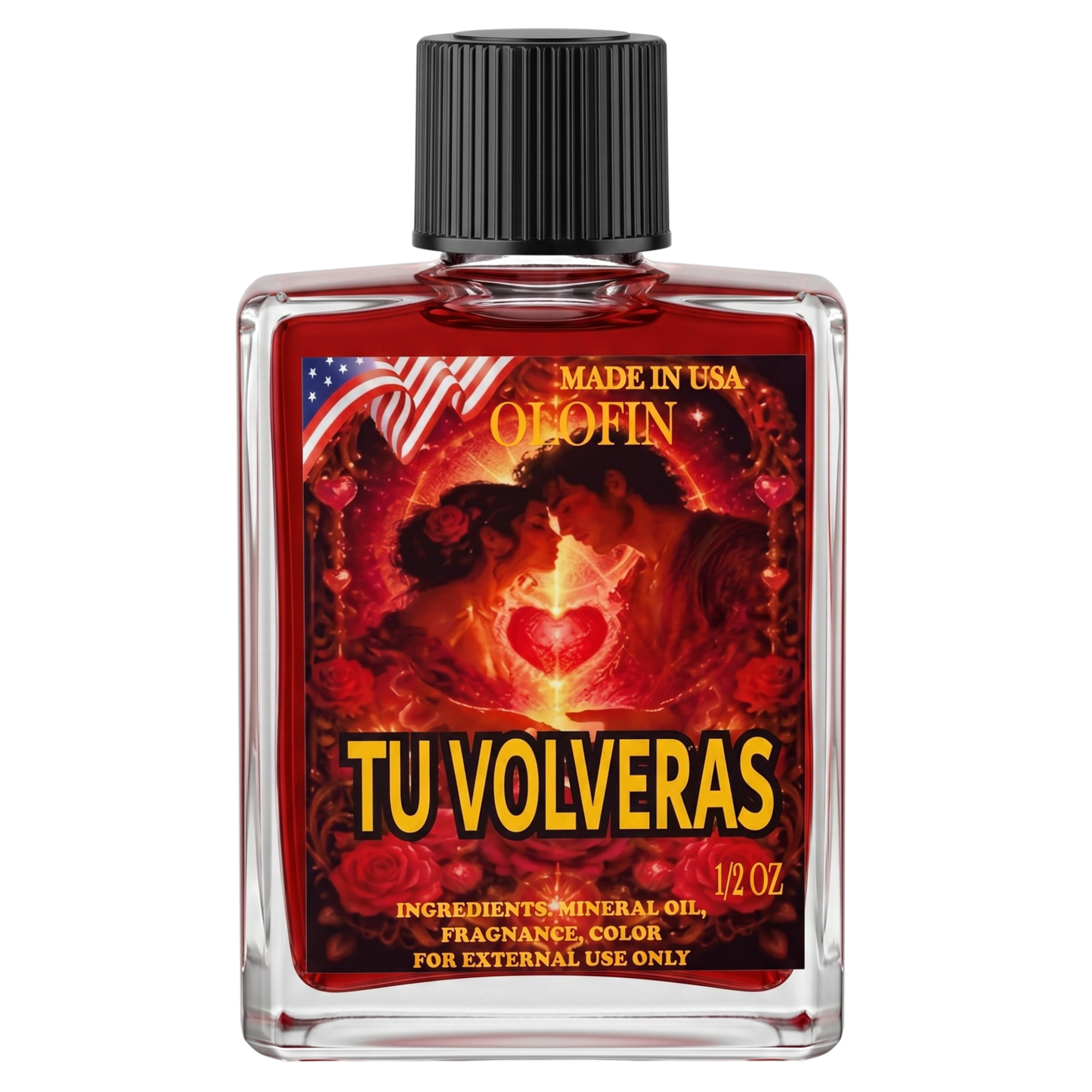 Tu Volverás Aceite Esoteric Fragrance Oil 1/2oz-1oz Square Bottle