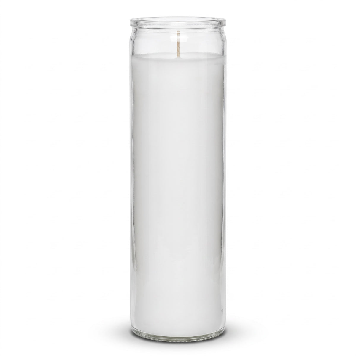 White 1 Color Plain Candle 7 Days Lisa Blanca Velas