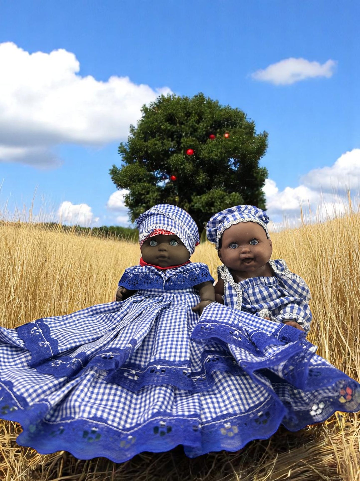 Ibeyis Jimaguas de Yemaya Niña y Niño / Ibeyis Jimaguas of Yemaya Girl & Boy