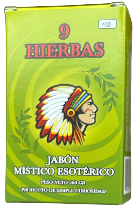 9 Hierbas Jabon 100G Pack of 6
