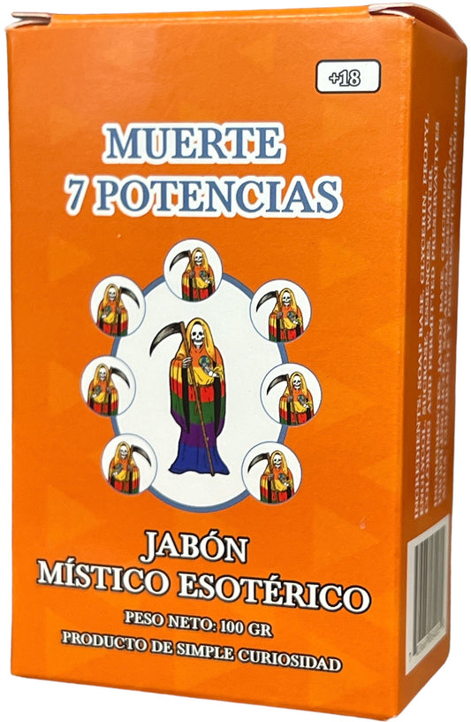 Santa Muerte 7 Potencias Jabon 100G Pack of 6