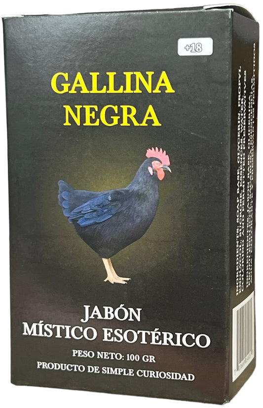 Gallina Negra Jabon 100G Pack of 6