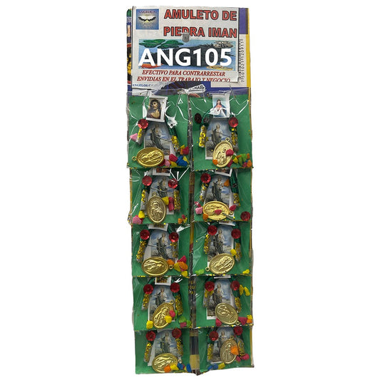 Amuleto Piedra Iman Tarjeta 10ct