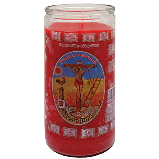 Justo Juez - Rojo - 14days Candles - 6CT