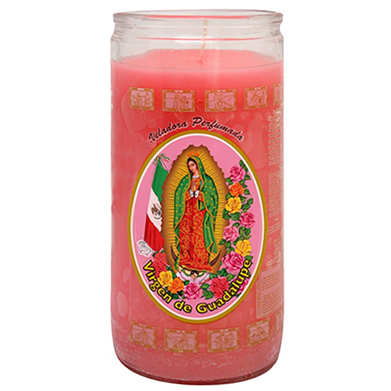 Virgin Guadalupe - Rosa - 14days Candles - 6CT