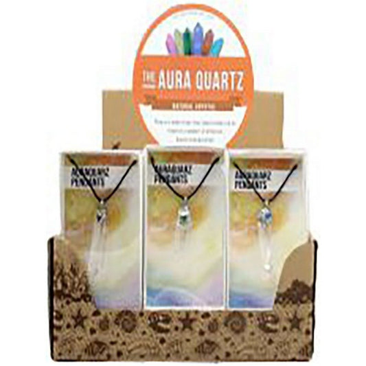 Punta de Cuarzo Aura - 18CT