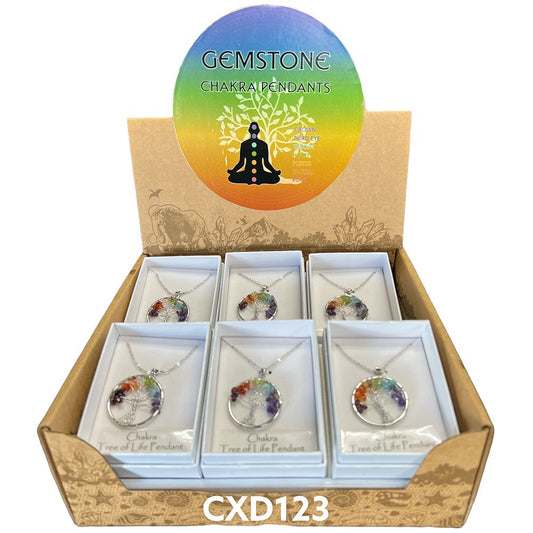 Colgante Árbol de la Vida Chakra - 12CT