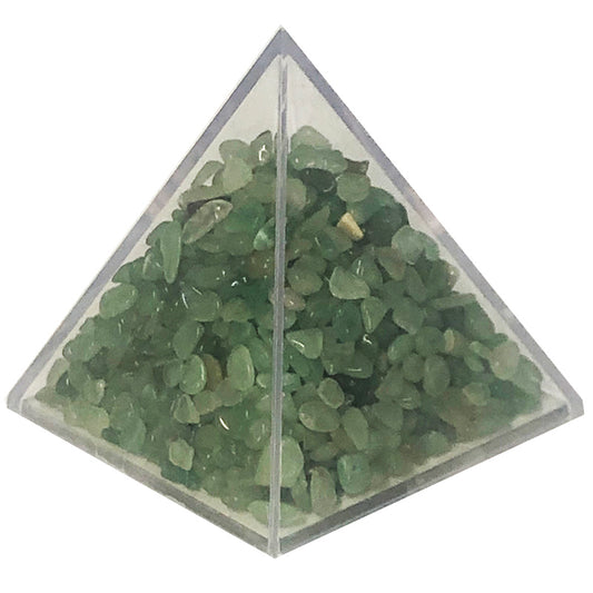 Chip de gema de aventurina en pirámide - 5x5x5 CM - Mediano