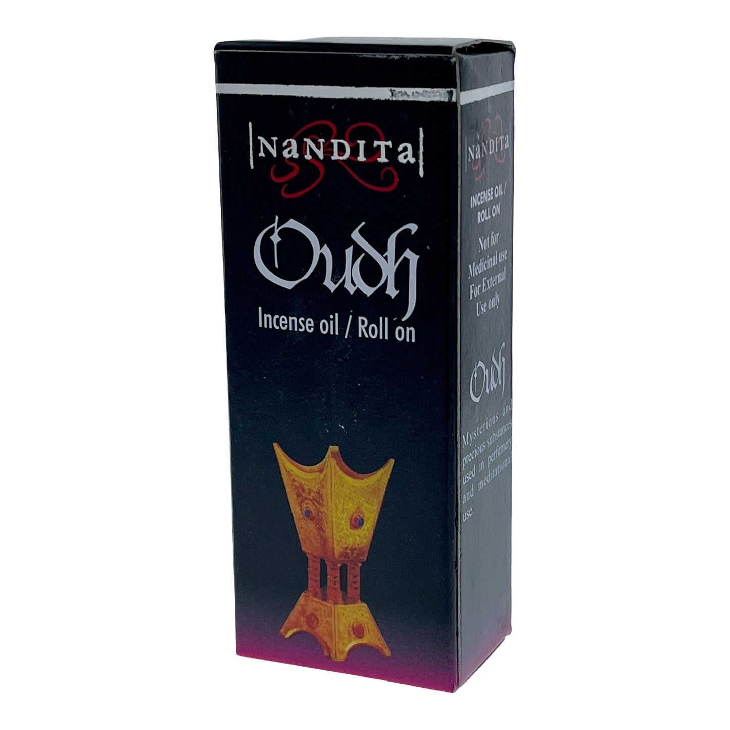 Nandita Oudh Roll on/ Incense Oil 8ml Pack of 2