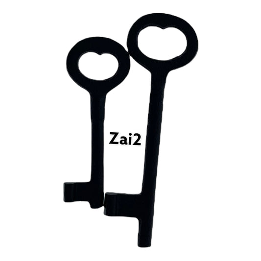 Juego de llaves de 2 piezas - Negro