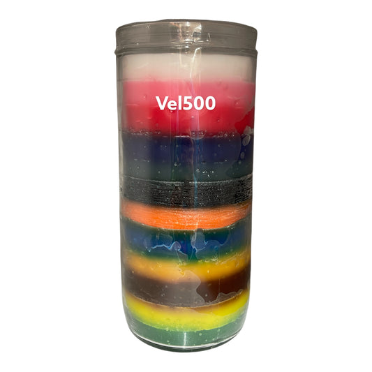 Vel500 Lisa 12 color 14 day candle
