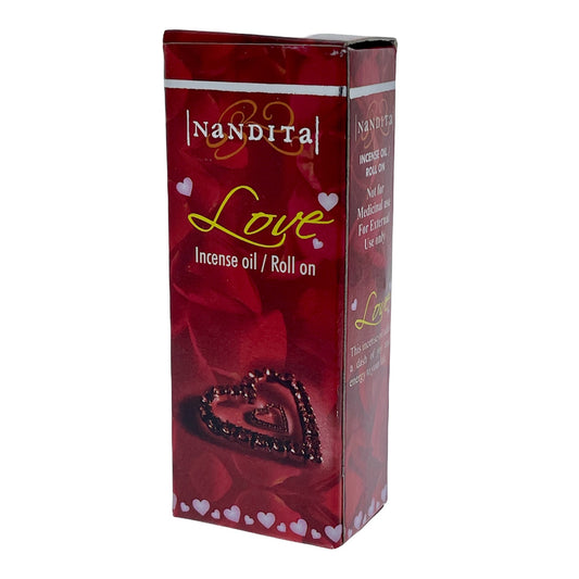 Nandita Amber Roll on/ Incense Oil 8ml Pack of 2