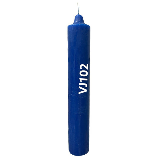 Vela - Jumbo Candle - Azul 9" - 12ct