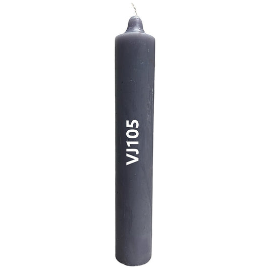 Vela - Jumbo Candle- Gris 9" - 12ct