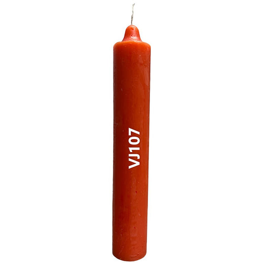 Vela - Jumbo Candle- Naranja 9" - 12ct